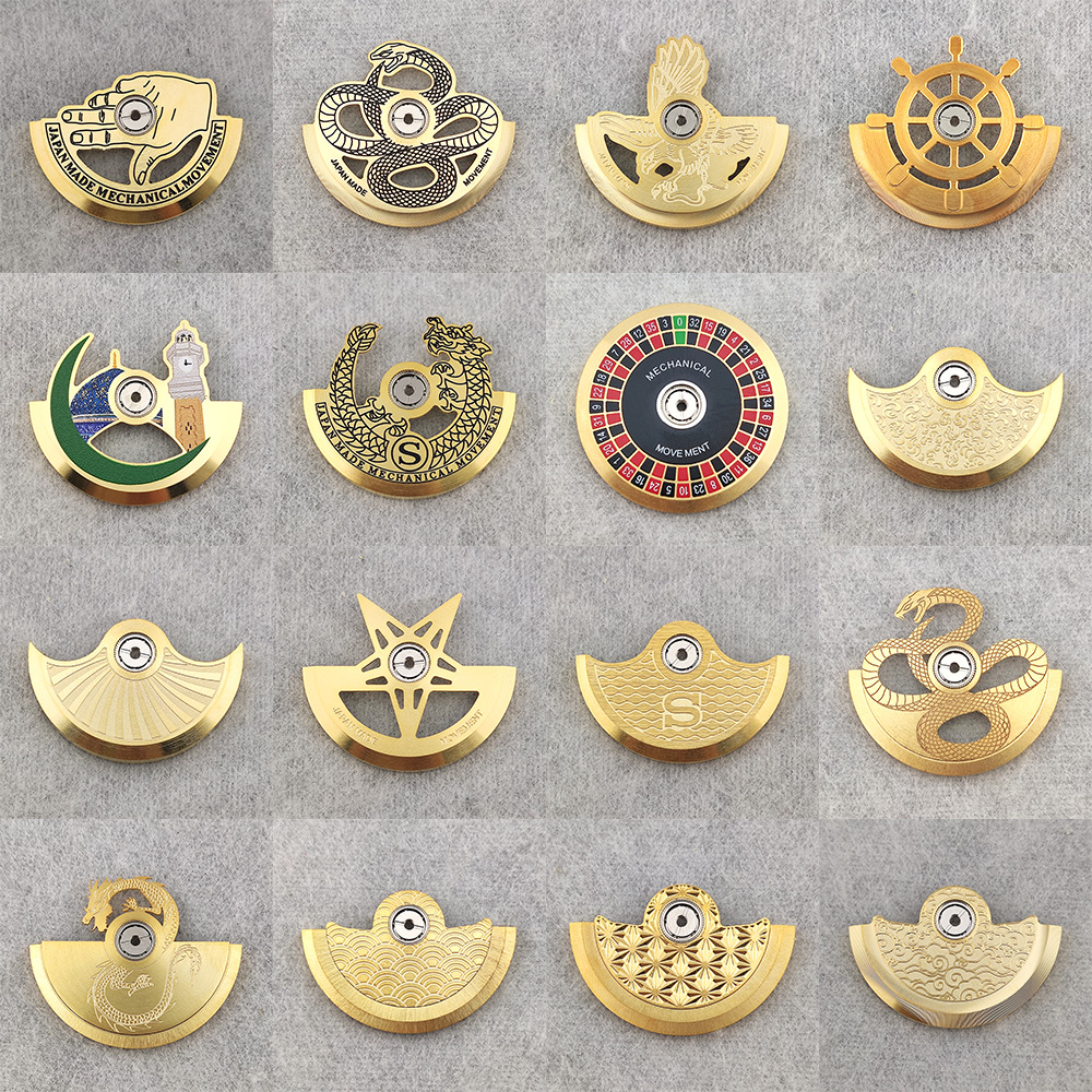 Watch Movement Rotor - Golden NH35 Oscillating Weight Rotors High