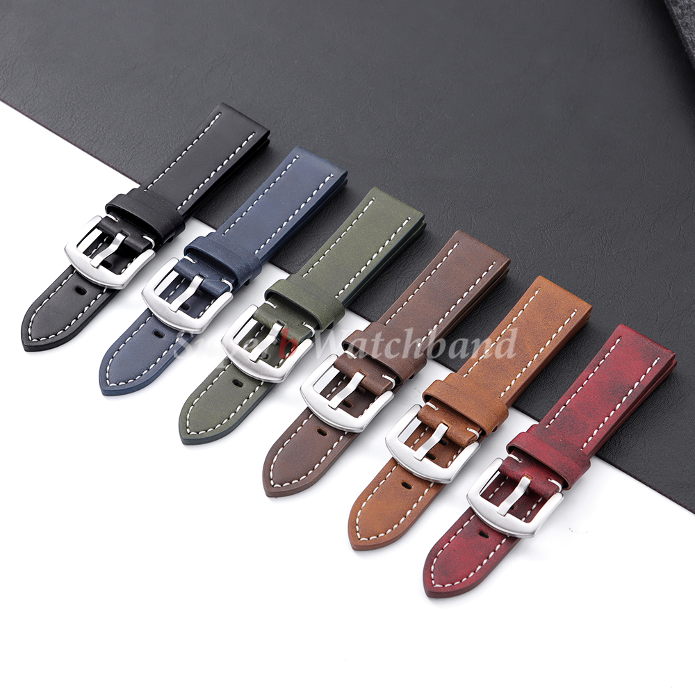 Omega Watches Smartwatch - 20mm 22mm PU Matte Leather Watch