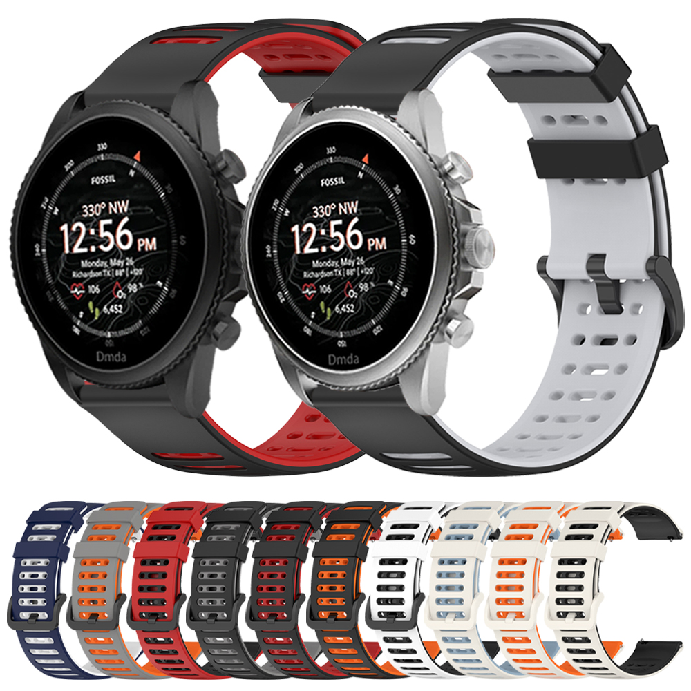 Fossil Watches Smartwatch Gen 5 - 22mm Sport Watch Strap For Fossil