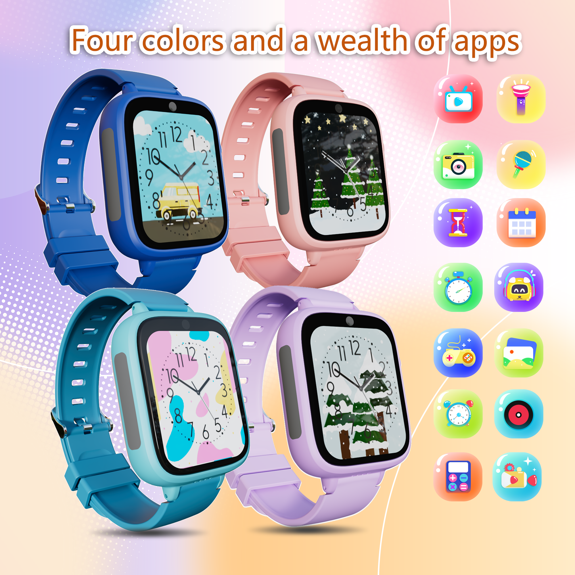 Smartwatch Digital Watches For Kid Girl - Children Watch Birthday Gifts For Child