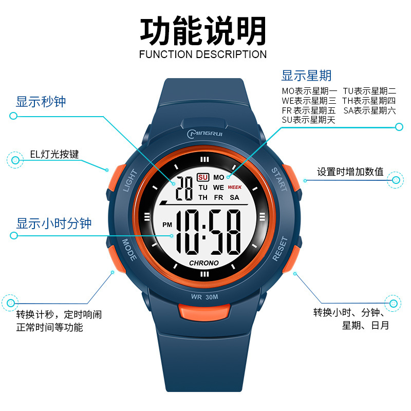 Smartwatch Digital Watches For Kid Girl - UTHAI CE49 Kids Watches Fashion Luminous