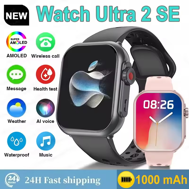 Smartwatch Watches For Women Brands - Watch Ultra K62 Men Women 1000mAh