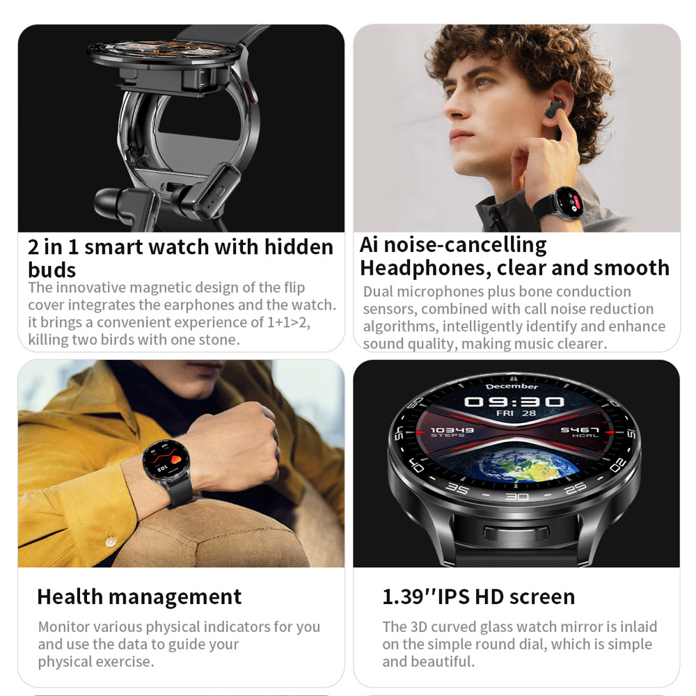 2 In 1 TWS Headset Smart Watch - Smartwatch Noise Watches For Women incelemesi ve fiyatı