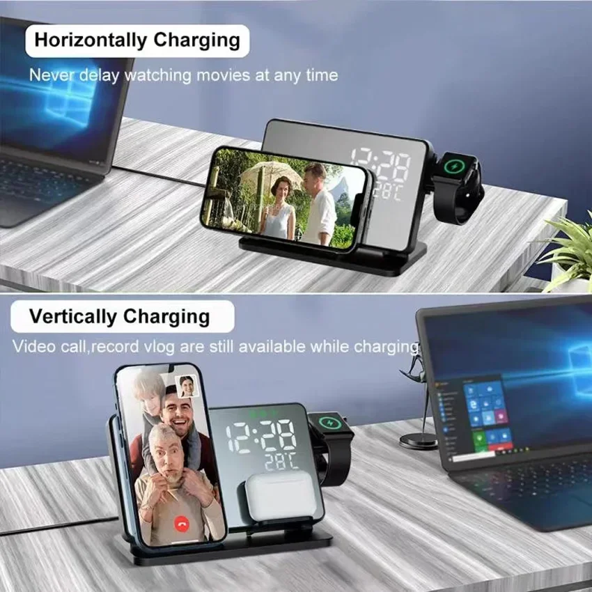 Wireless Charger Alarm Clock S - Iwatch Smartwatch incelemesi ve fiyatı