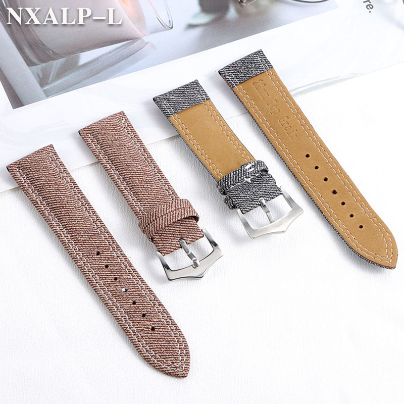 Denim Canvas Nylon Watch Strap - Omega Watches Smartwatch incelemesi ve fiyatı