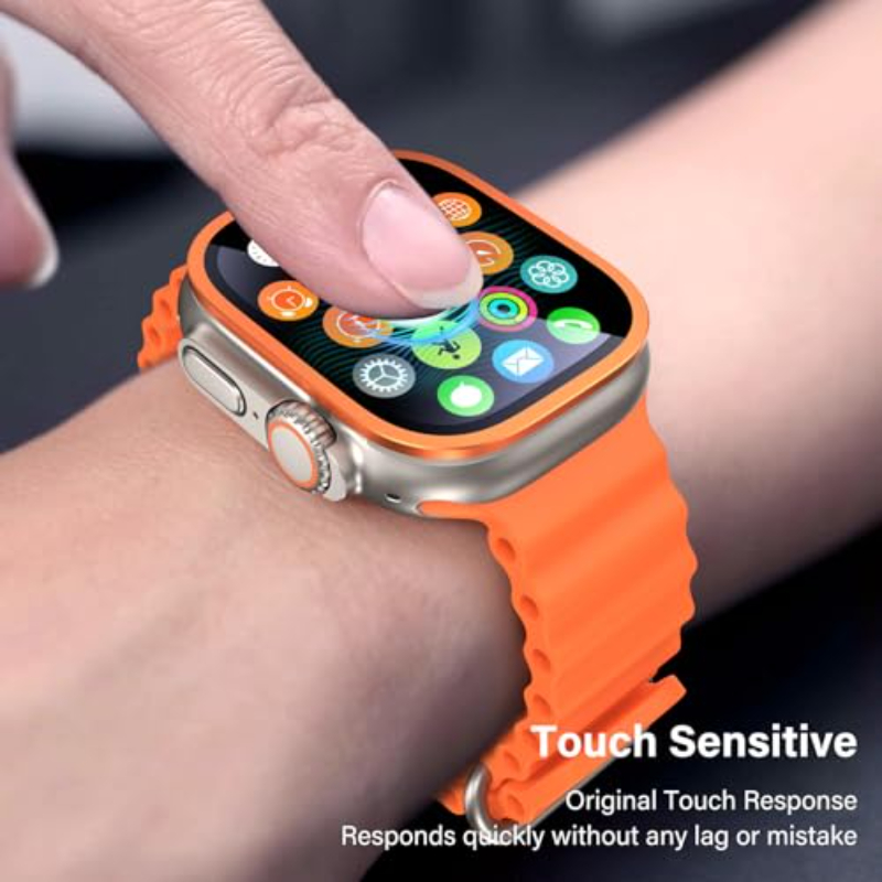 2PCS HD Metal Tempered Glass F - Smartwatch Watches For Men incelemesi ve fiyatı
