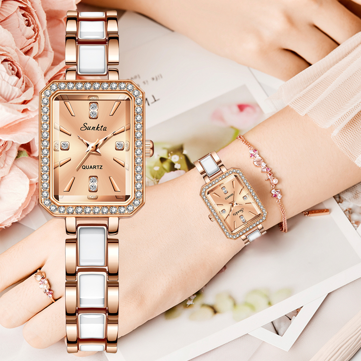 LIGE Luxury Women's Watch New  - Luxury Ceramic Watch incelemesi ve fiyatı