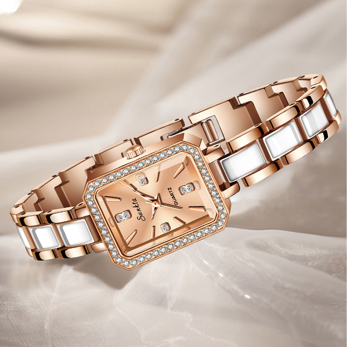 LIGE Luxury Women's Watch New  - Luxury Ceramic Watch incelemesi ve fiyatı