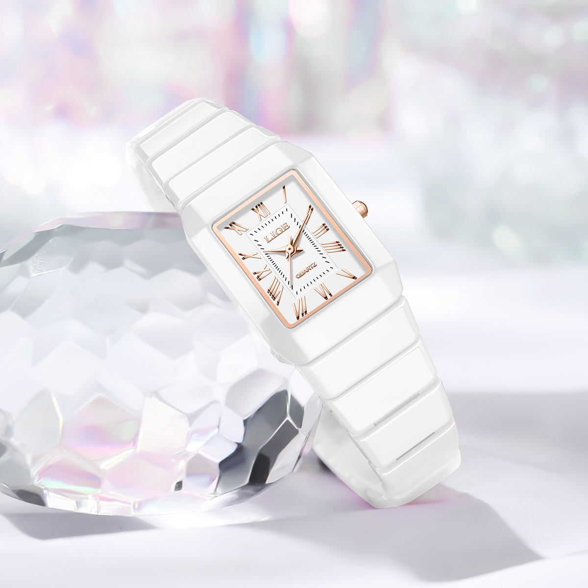 LIGE Watch women's wristwatch  - Luxury Ceramic Watch incelemesi ve fiyatı