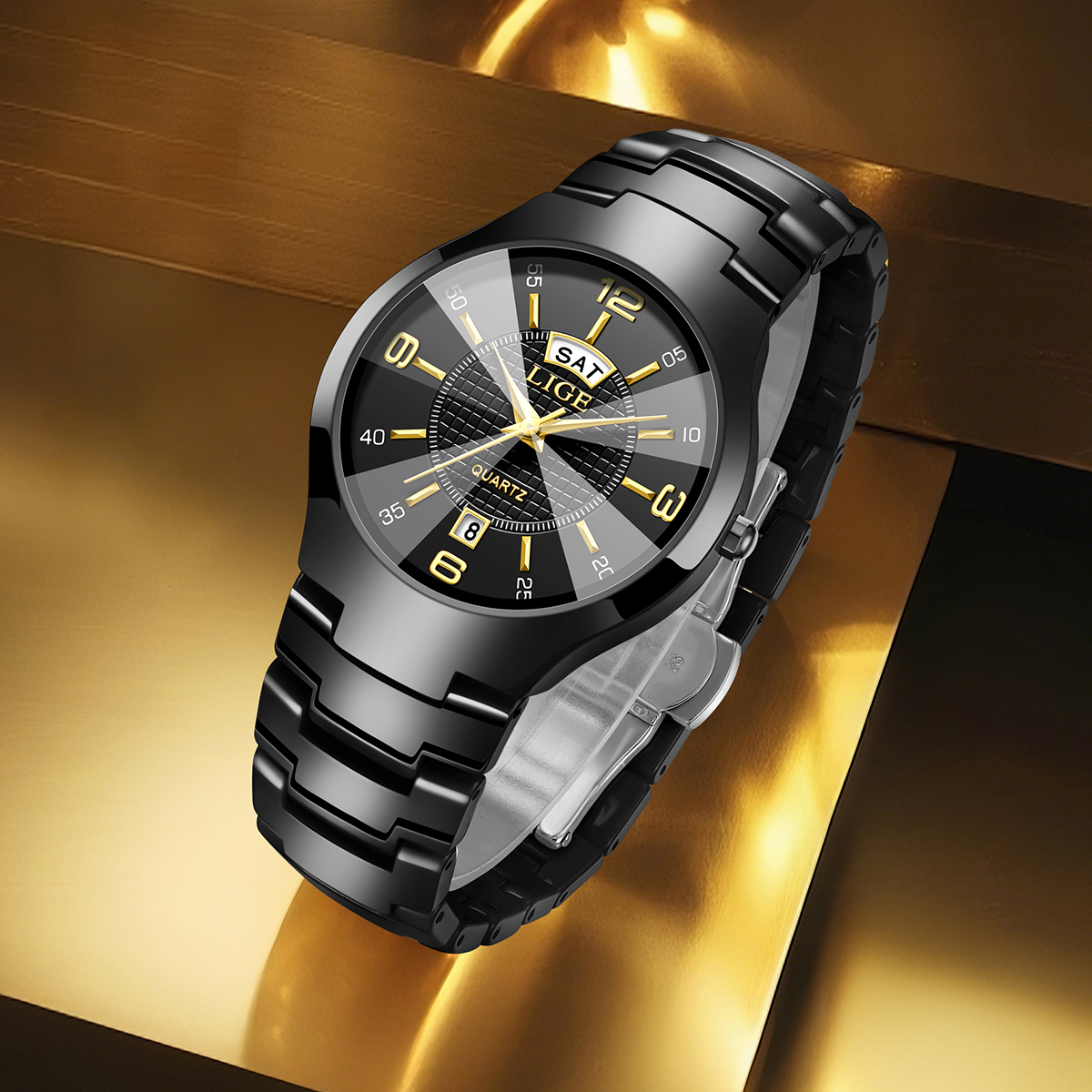 LIGE Fashion Elegant Women's W - Luxury Ceramic Watch incelemesi ve fiyatı
