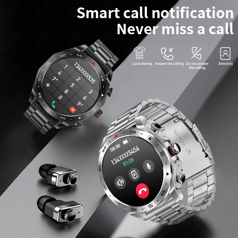LIGE TWS Earbuds Bluetooth Hea - Smartwatch Noise Watches For Women incelemesi ve fiyatı