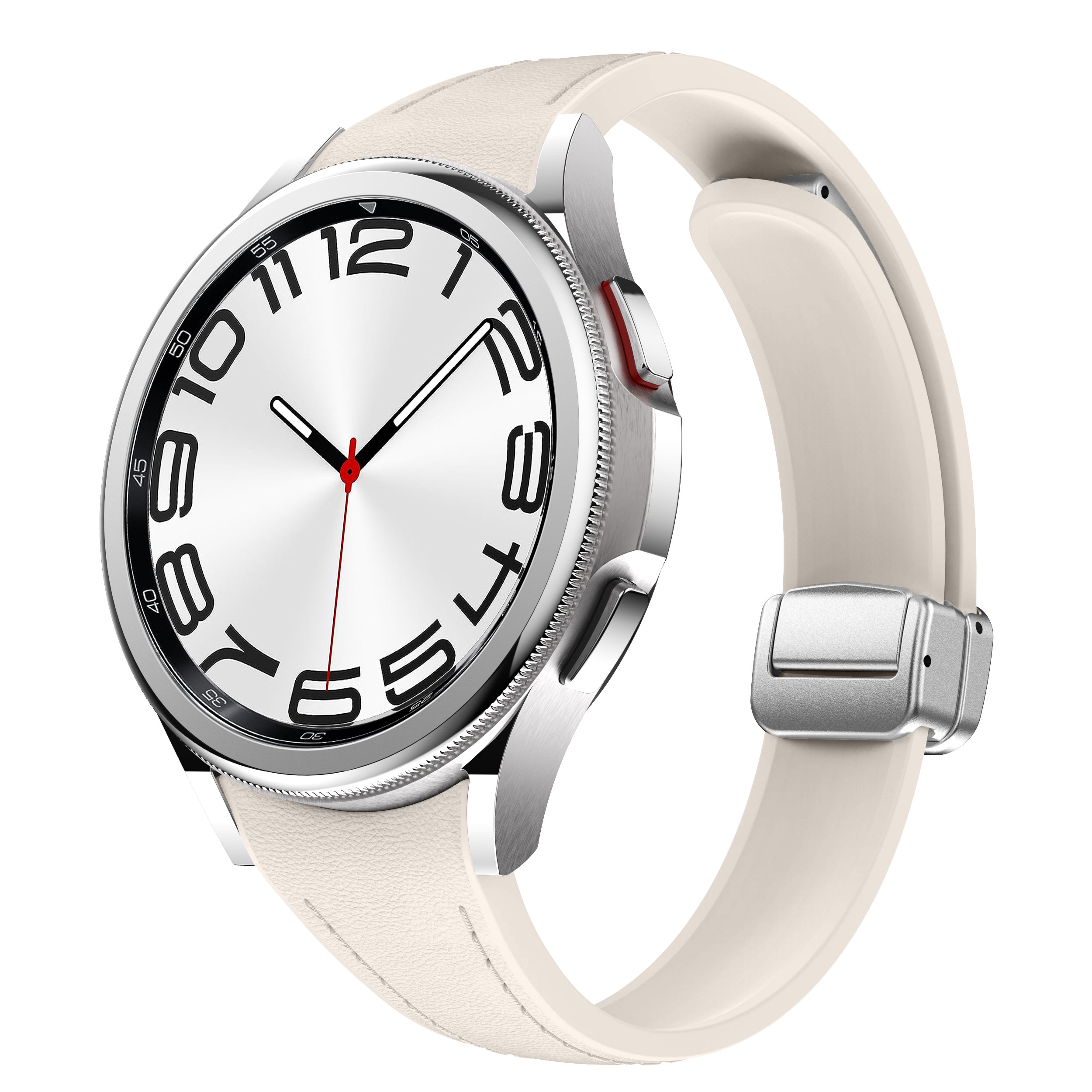 Slim Leather+Silicone strap fo - Smartwatch Slim Watches For Men incelemesi ve fiyatı