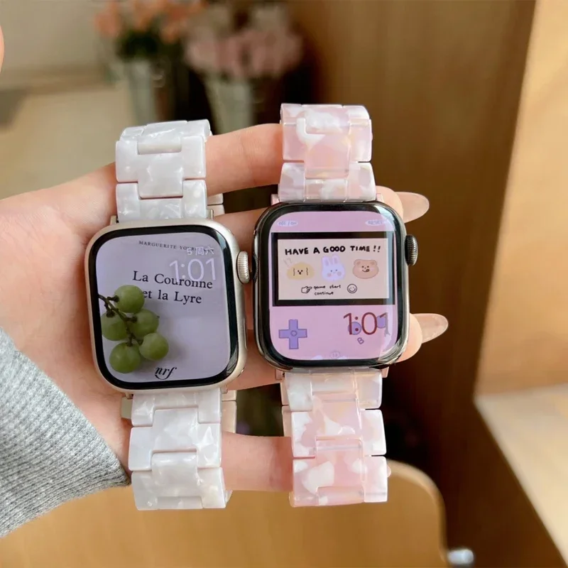 Luxury Resin strap for Apple W - Smartwatch Luxury Watches For Women incelemesi ve fiyatı