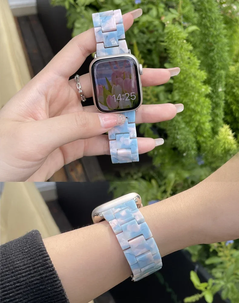 Luxury Resin strap for Apple W - Smartwatch Luxury Watches For Women incelemesi ve fiyatı