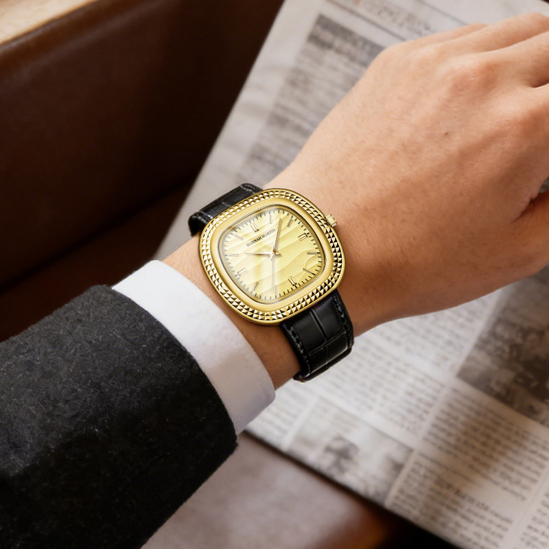 ZHANGU Brand Watch Black Leath - Smartwatch Ladies Watches Branded incelemesi ve fiyatı