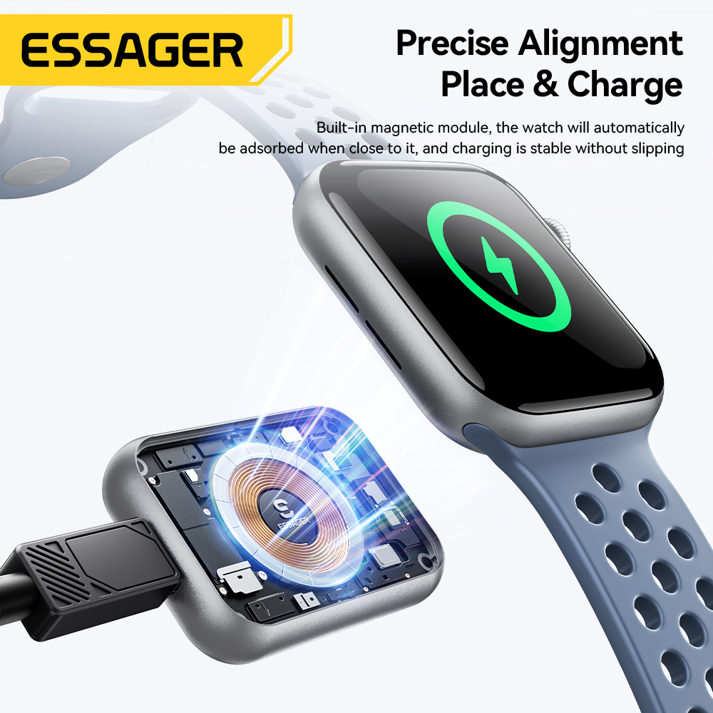 Essager 5W Magnetic Wireless C - Iwatch Smartwatch incelemesi ve fiyatı