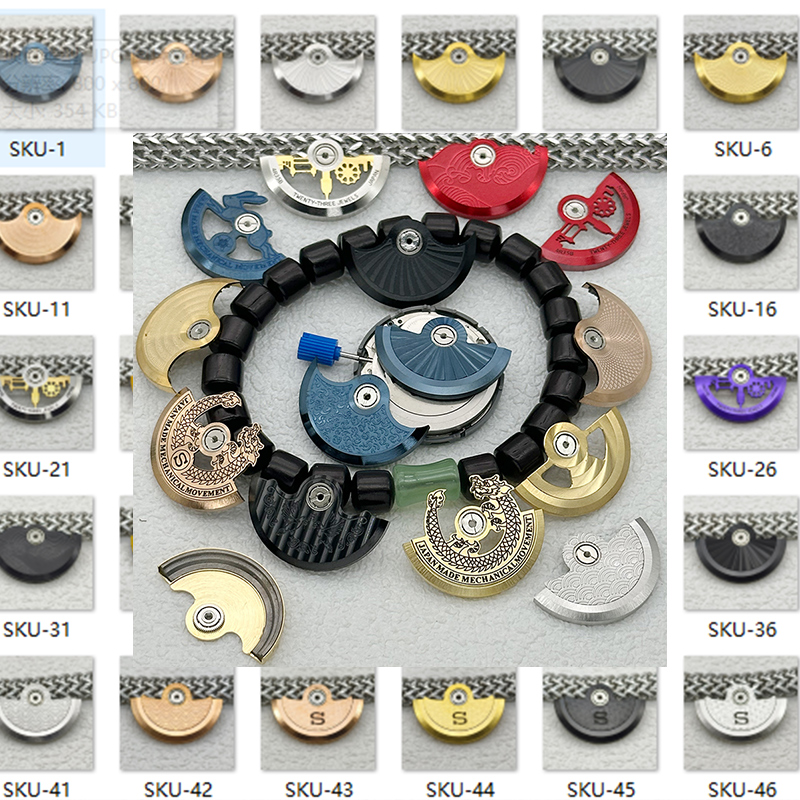 80 Styles NH35 NH36 Automatic  - Watch Movement Rotor incelemesi ve fiyatı