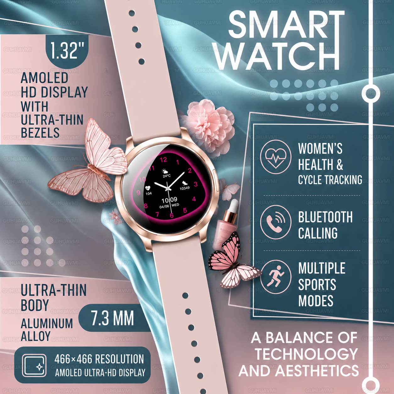2026 New Stylish Women Smart W - Smartwatch Ladies Watches For Women incelemesi ve fiyatı