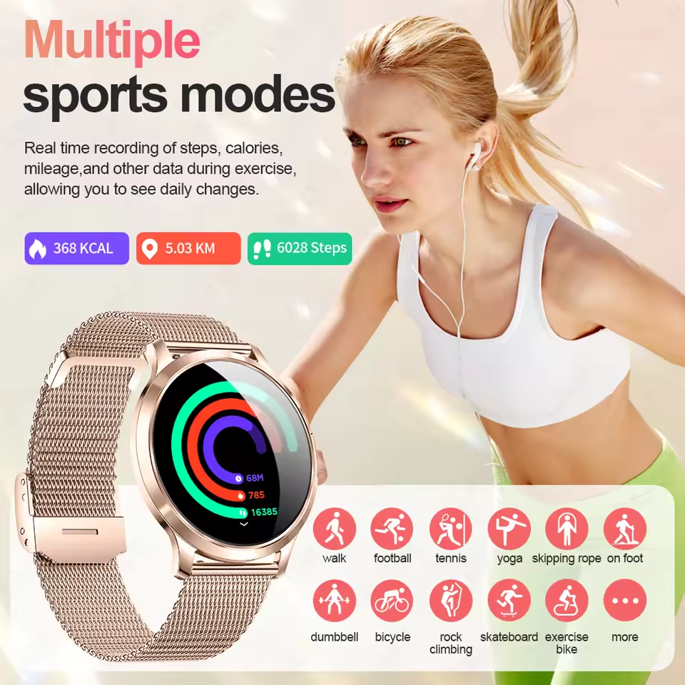 2026 New Stylish Women Smart W - Smartwatch Ladies Watches For Women incelemesi ve fiyatı