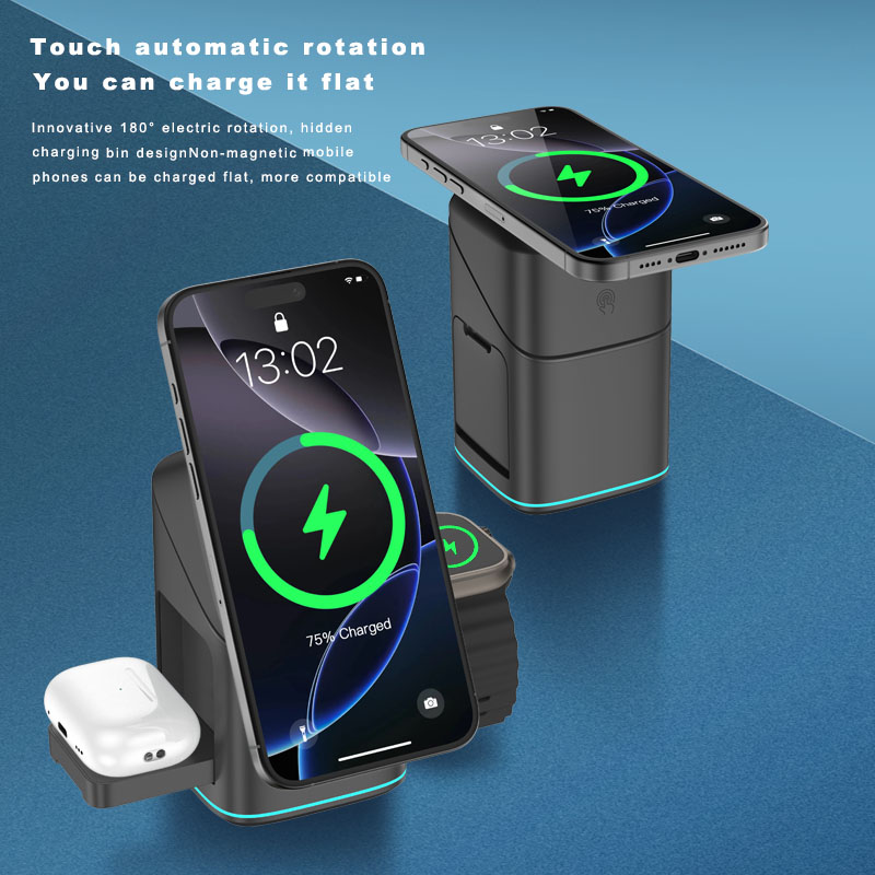 3 in 1 Magnetic Wireless Charg - Iwatch Smartwatch incelemesi ve fiyatı