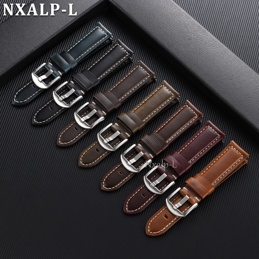 Oil Wax Cowhide Strap 18 20mm  - Omega Watches Smartwatch incelemesi ve fiyatı
