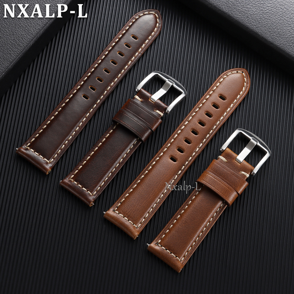 Oil Wax Cowhide Strap 18 20mm  - Omega Watches Smartwatch incelemesi ve fiyatı