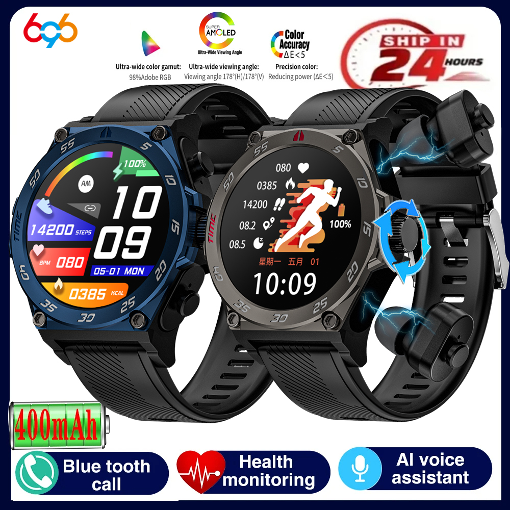 2 In 1 TWS Noise Reduction Hea - Smartwatch Noise Watches For Women incelemesi ve fiyatı