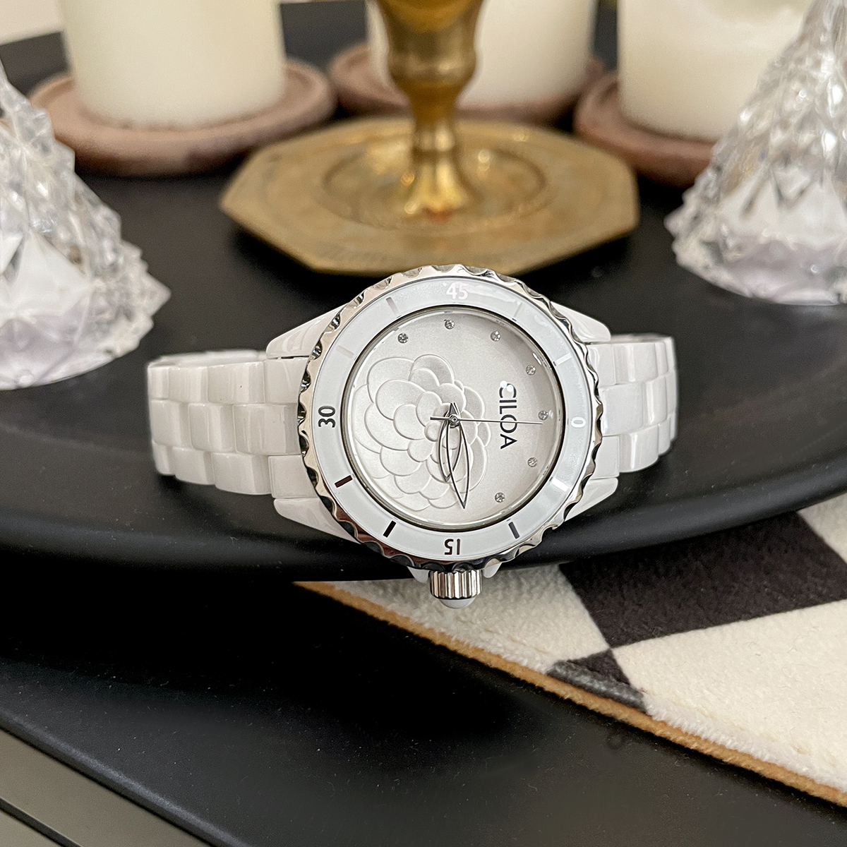 Camellia watch 2025 new women' - Luxury Ceramic Watch incelemesi ve fiyatı