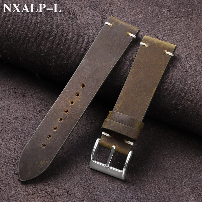 Vintage Oil Wax Leather Watch  - Omega Watches Smartwatch incelemesi ve fiyatı