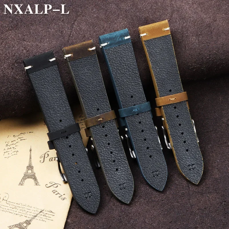 Vintage Oil Wax Leather Watch  - Omega Watches Smartwatch incelemesi ve fiyatı