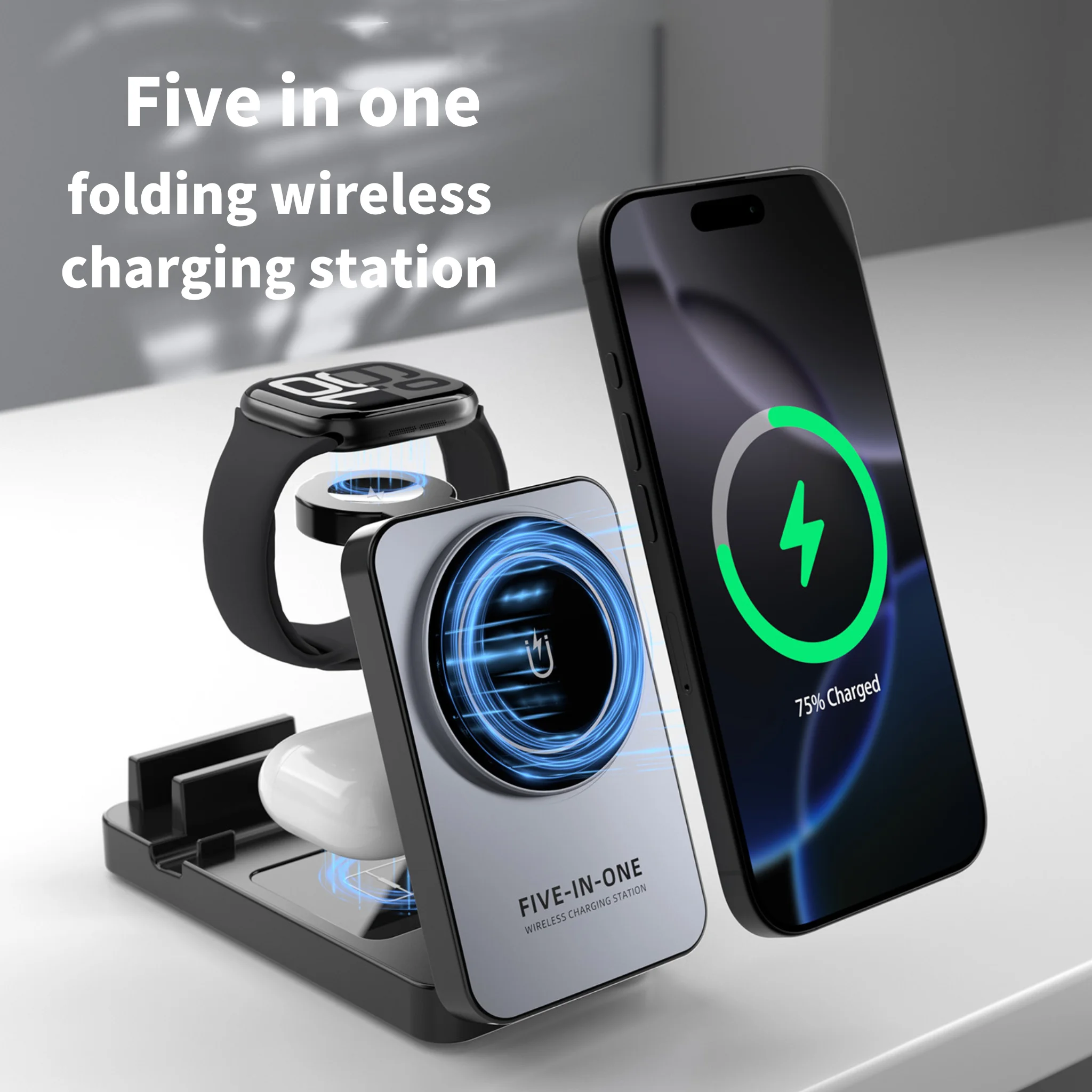 5 in 1 18W Foldable Wireless C - Iwatch Smartwatch incelemesi ve fiyatı