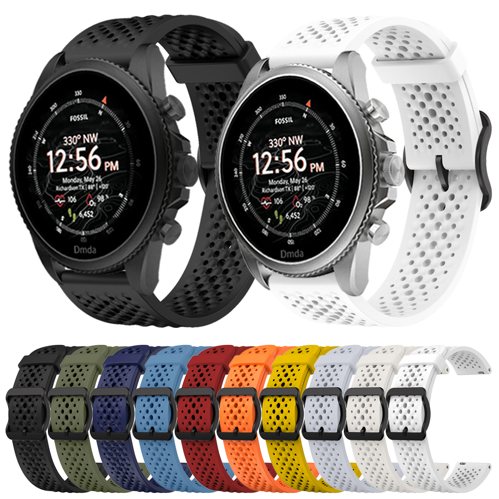 22mm Watch Sports Silicone Str - Fossil Watches Smartwatch Gen 5 incelemesi ve fiyatı