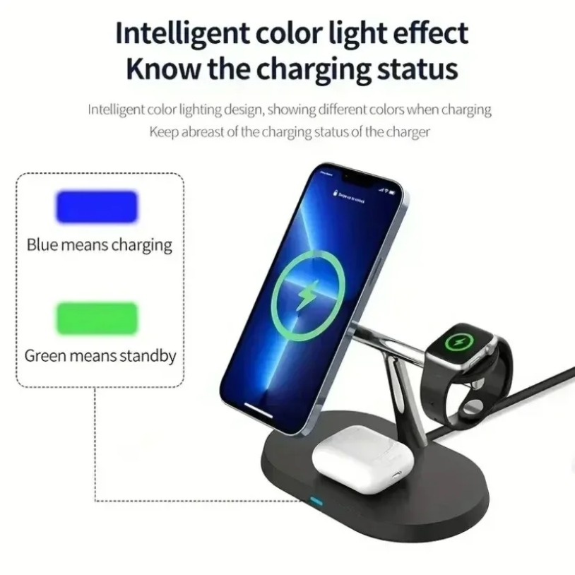 3 In 1 Opansten Magnetic Wirel - Iwatch Smartwatch incelemesi ve fiyatı