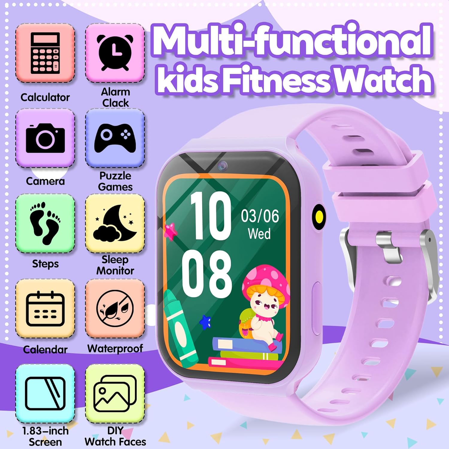 Kids Smart Watch with 18 Games - Smartwatch Digital Watches For Kid Girl incelemesi ve fiyatı