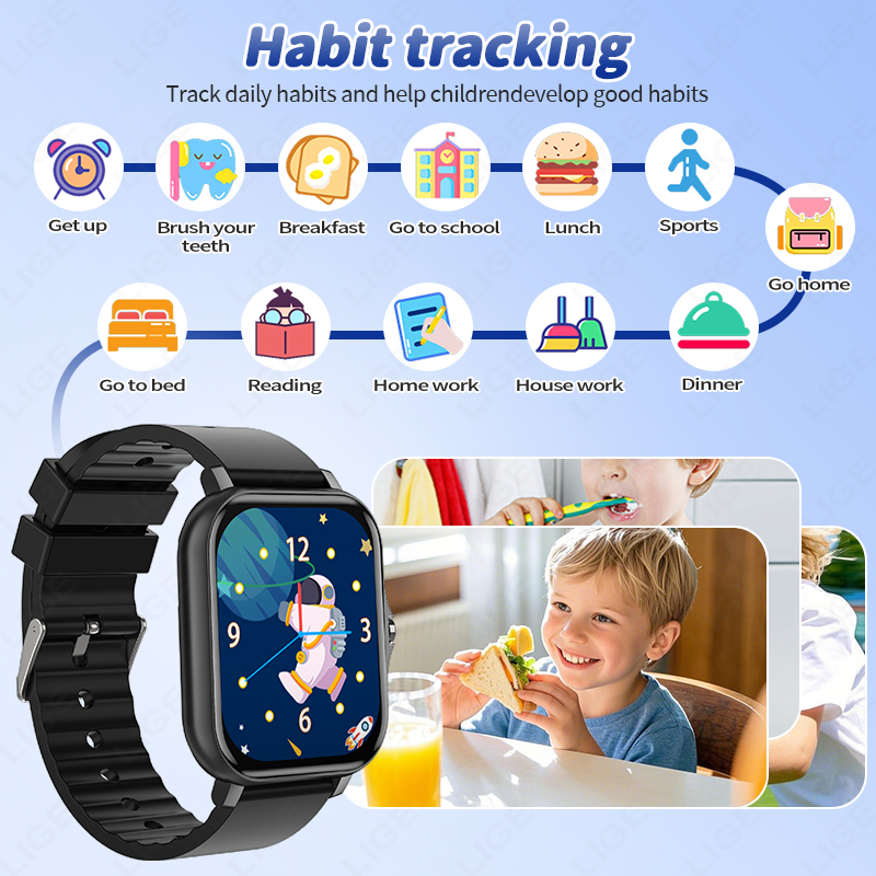 LIGE 2025 Audiobook Children S - Smartwatch Digital Watches For Kid Girl incelemesi ve fiyatı