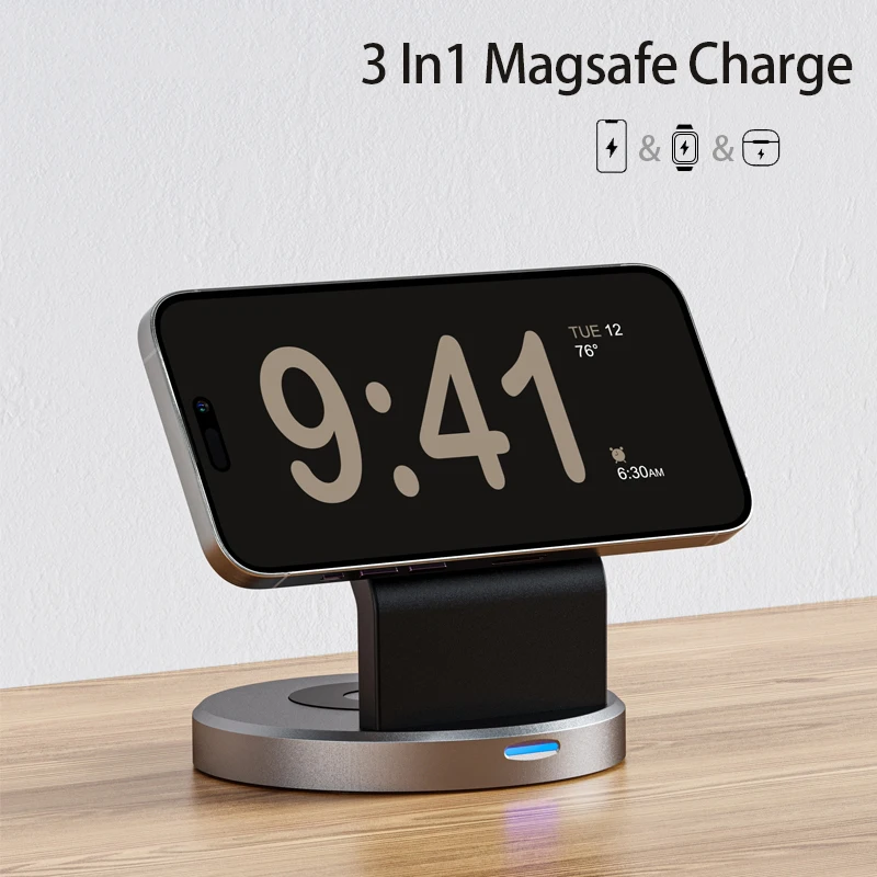3 In 1 Magnetic Wireless Charg - Iwatch Smartwatch incelemesi ve fiyatı