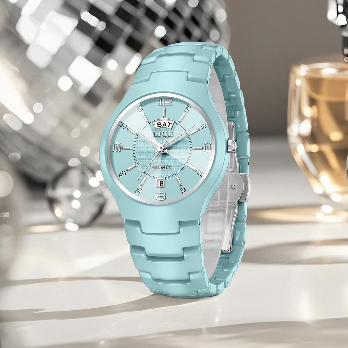 LIGE Luxury Elegant Quartz Wom - Luxury Ceramic Watch incelemesi ve fiyatı