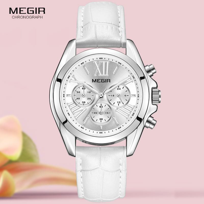 MEGIR2019 New Luxury Leather W - Luxury Ceramic Watch incelemesi ve fiyatı