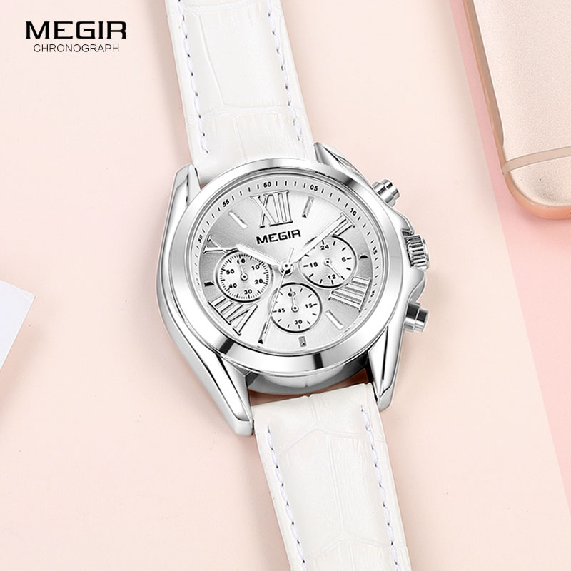 MEGIR2019 New Luxury Leather W - Luxury Ceramic Watch incelemesi ve fiyatı
