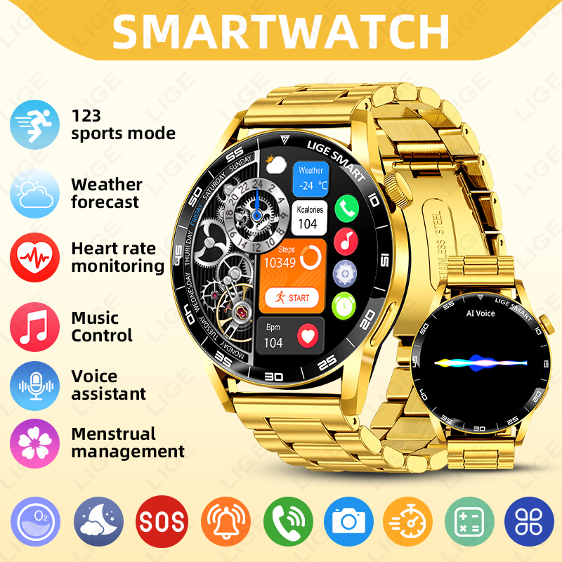 LIGE Luxury Smart Watch For Ma - Smartwatch Luxury Watches For Women incelemesi ve fiyatı