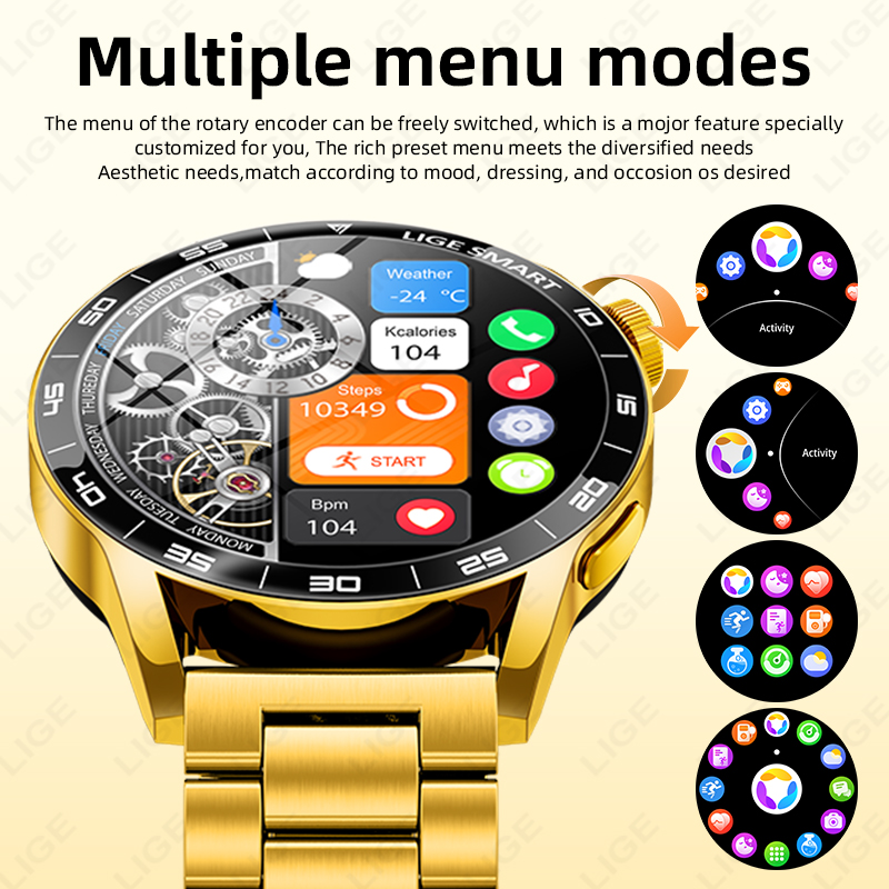 LIGE Luxury Smart Watch For Ma - Smartwatch Luxury Watches For Women incelemesi ve fiyatı