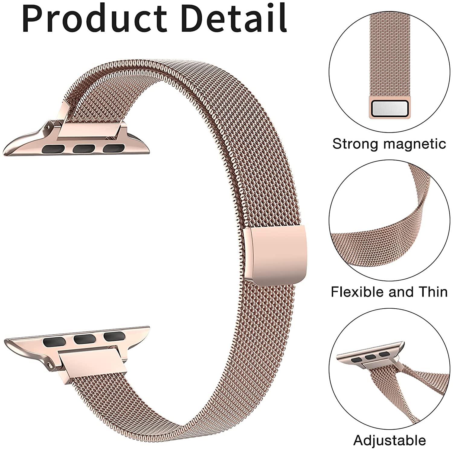 Slim Milanese Loop Strap For A - Smartwatch Slim Watches For Men incelemesi ve fiyatı