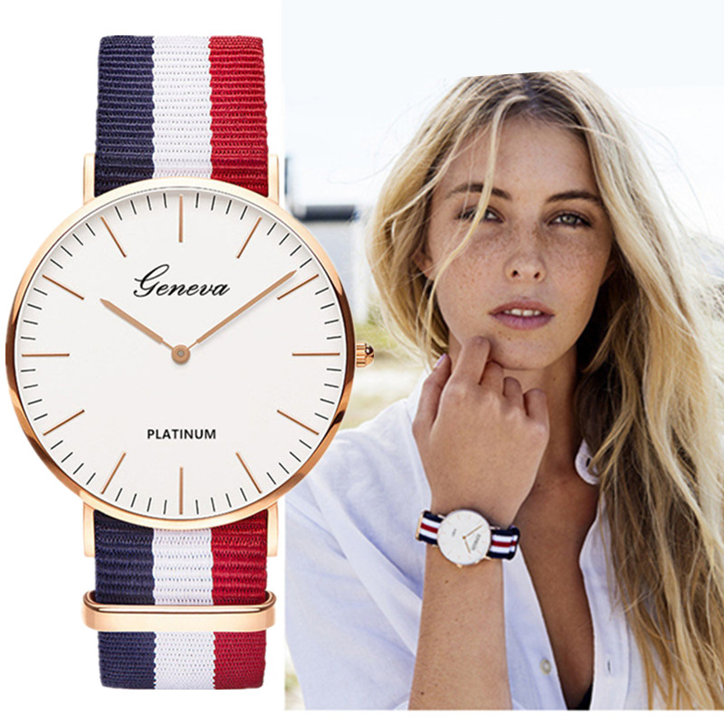 Classic Fashion Stripe Nylon B - Smartwatch Watches For Women Brands incelemesi ve fiyatı