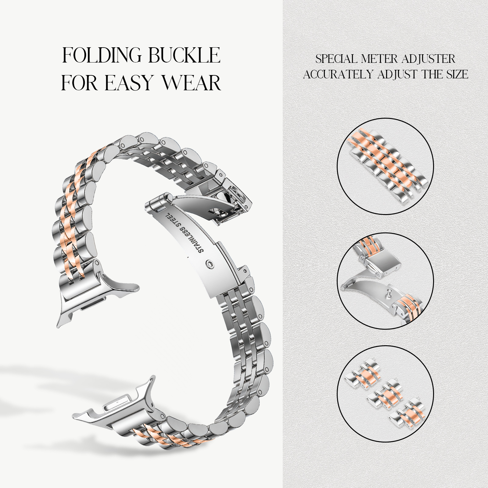 Stainless steel Straps for Sam - Smartwatch Slim Watches For Men incelemesi ve fiyatı