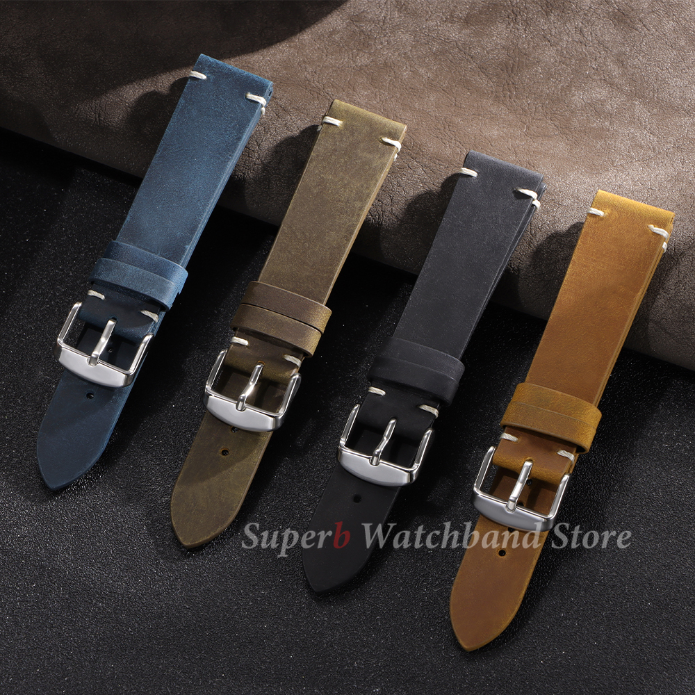 Handmade Stitching Cowhide Str - Omega Watches Smartwatch incelemesi ve fiyatı
