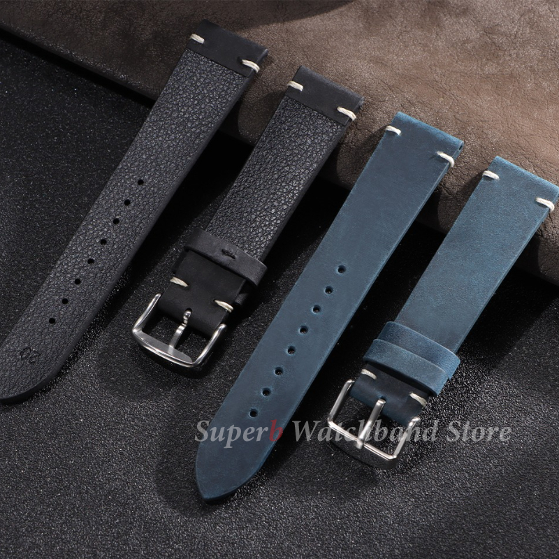 Handmade Stitching Cowhide Str - Omega Watches Smartwatch incelemesi ve fiyatı
