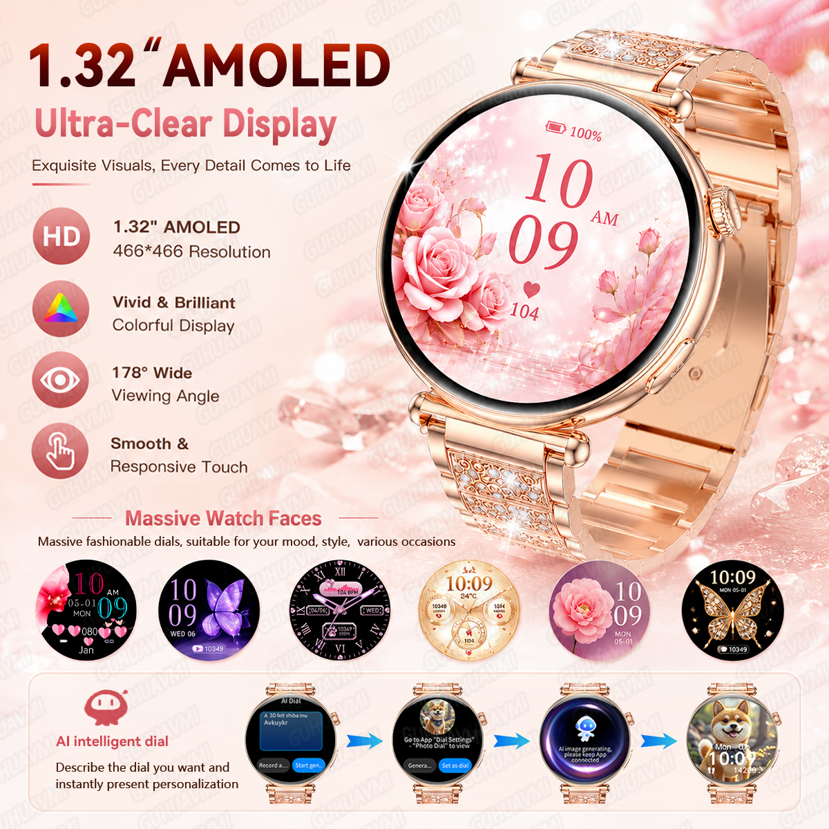 2026 New Women Health SmartWat - Smartwatch Ladies Watches For Women incelemesi ve fiyatı