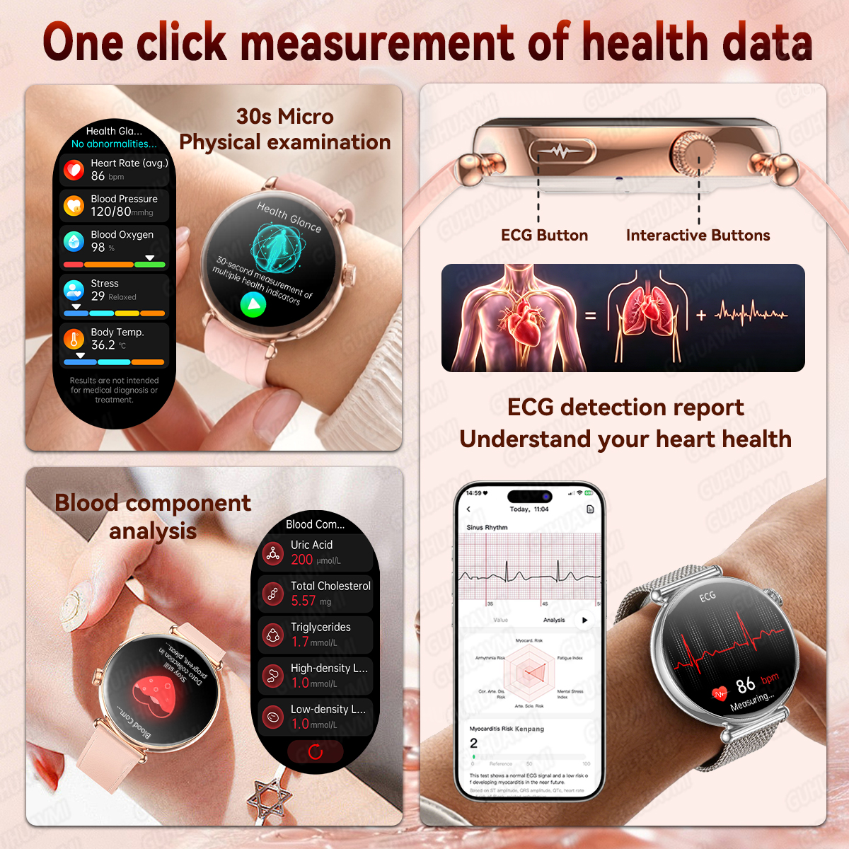 2026 New Women Health SmartWat - Smartwatch Ladies Watches For Women incelemesi ve fiyatı