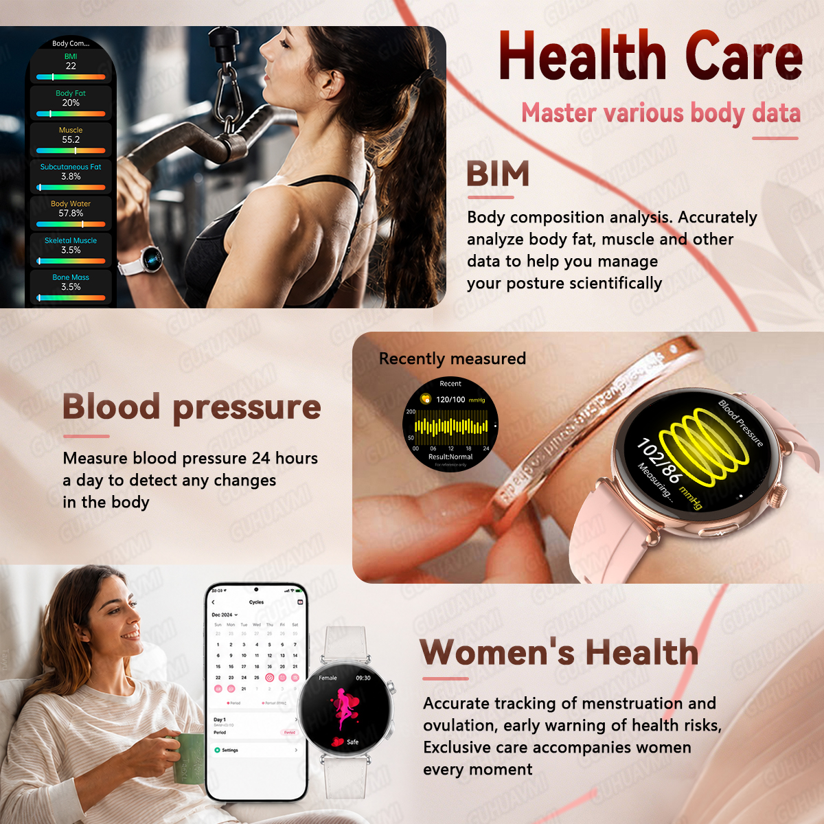 2026 New Women Health SmartWat - Smartwatch Ladies Watches For Women incelemesi ve fiyatı