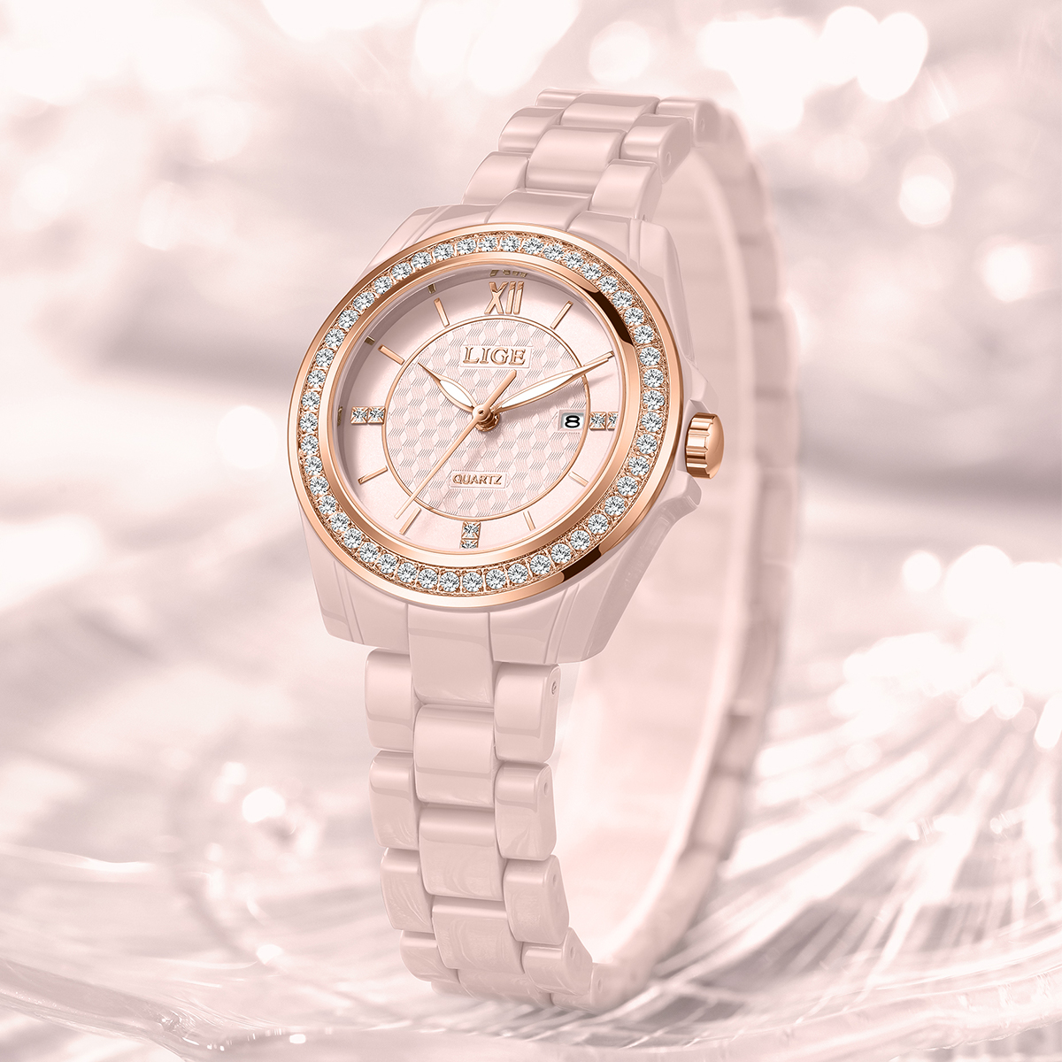 LIGE 2026 TOP Women's wristwat - Luxury Ceramic Watch incelemesi ve fiyatı